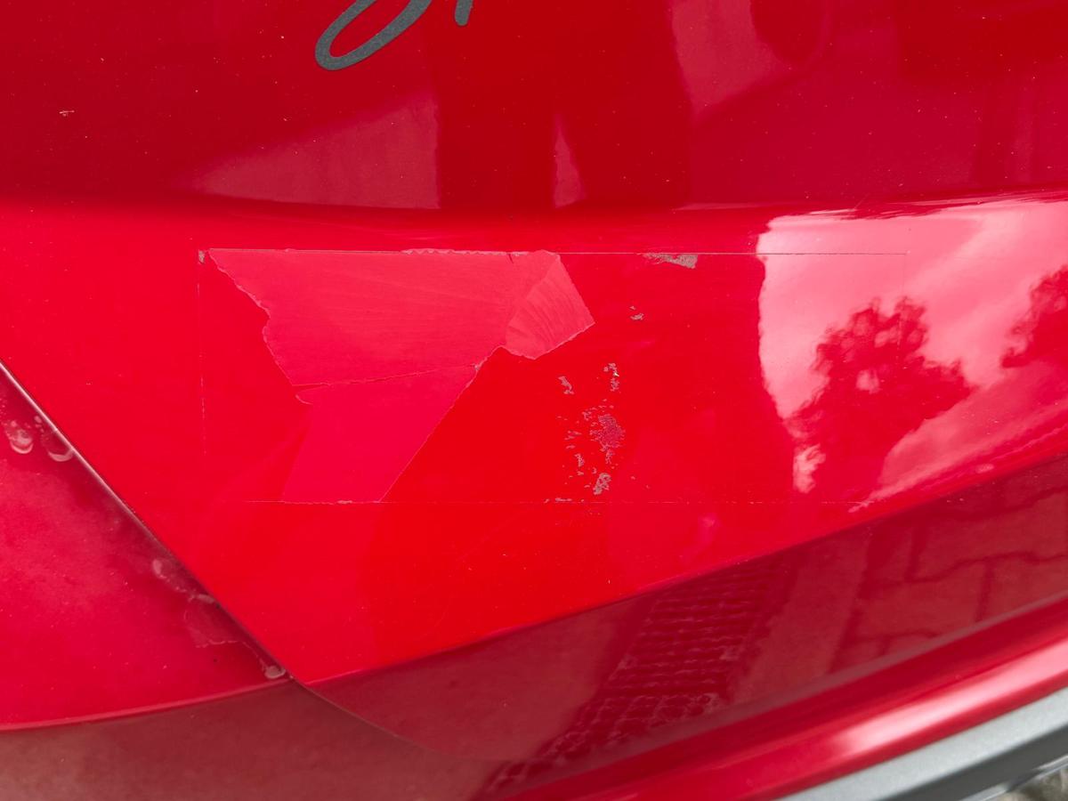 Honda Civic FK2 VIII original Heckklappe mit Scheibe R81 Milano Red Rohbau BJ08
